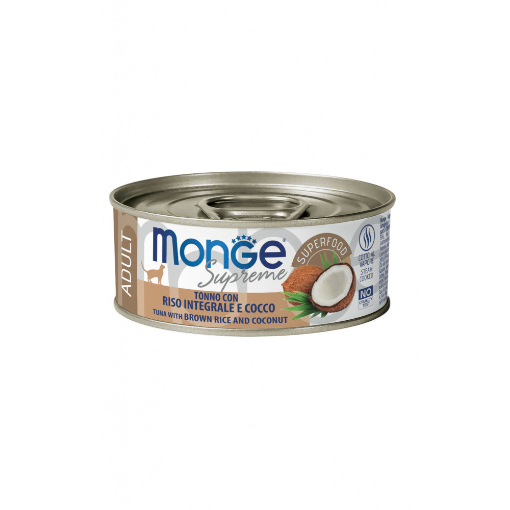 Monge Supreme Kitten Tonno Riso e Cocco 80gr Alimento umido per Gatti Monge Supreme Kitten Tonno Riso e Cocco 80gr Alimento umido per Gatti